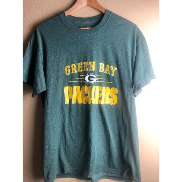 NFL Team Apparel Green Bay Packers Shirt Green Color size L - Picture 2 of 9